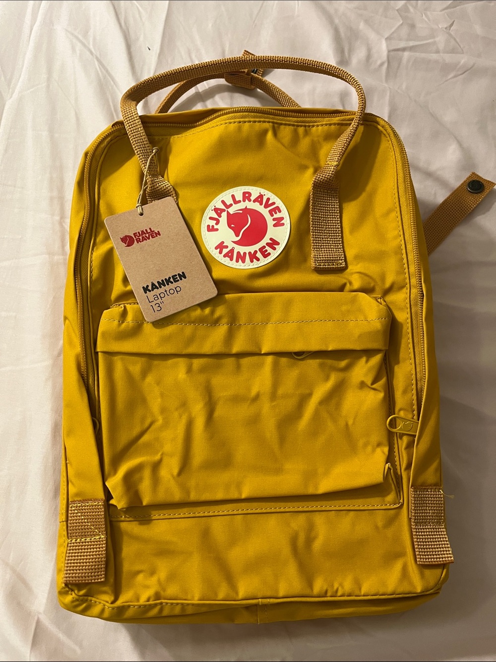 Kånken Laptop 13" Backpack in Mustard Yellow